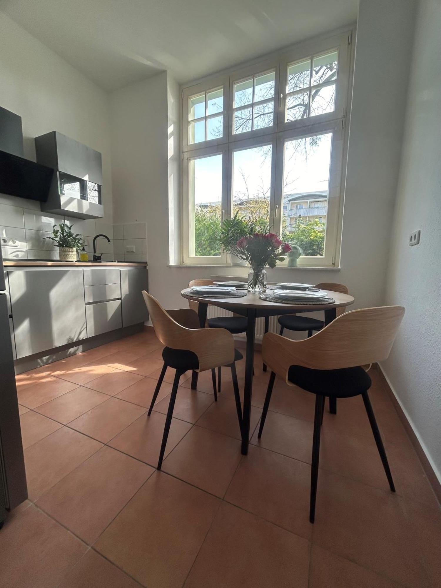 Mintara Komfort Apartment Mit Grill -Terrasse, Sky Und Parkplatz Magdeburg Exterior photo